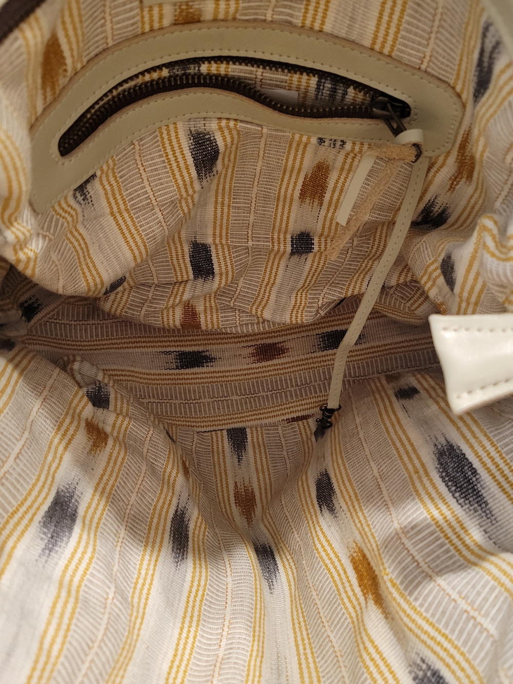 Nena & Co. Cream Tote with Multicolor Guatemalan  Huipil Textiles - Picture 11 of 11
